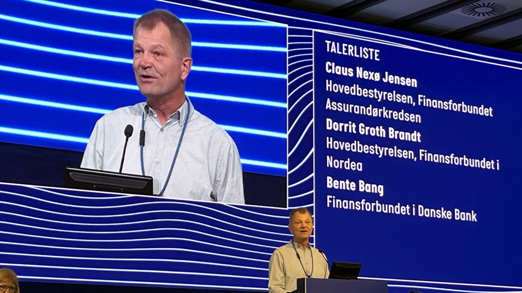 Claus Nexø Jensen på talerstol